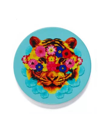 Dessous de Verre en céramique Gangzaï Biarritz Design Masktiger