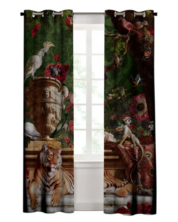 Image des rideaux occultants en velours 100% polyester Voglio Bene "Machili" – dimensions 140x250 cm par panneau (250x280 cm pour la paire), fabriqués en Italie et vendus en paire gauche/droite, alliant performance occultante et élégance pour une décoration intérieure raffinée