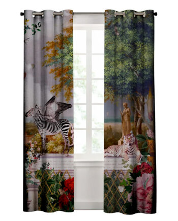Image des rideaux occultants en velours 100% polyester Voglio Bene "Noe" – dimensions 140x250 cm par panneau (250x280 cm pour la paire), fabriqués en Italie et vendus en paire gauche/droite, alliant performance occultante et élégance pour une décoration intérieure raffinée