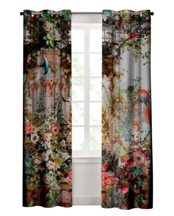 Image des rideaux occultants en velours 100% polyester Voglio Bene "Paradise" – dimensions 140x250 cm par panneau (250x280 cm pour la paire), fabriqués en Italie et vendus en paire gauche/droite, alliant performance occultante et élégance pour une décoration intérieure raffinée