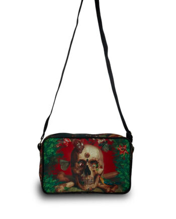 Sac Clutch Voglio Bene "Eternité" en toile enduite avec 2 poches intérieurs Collection 2025