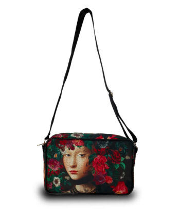 Sac Clutch Voglio Bene "Starfire" en toile enduite avec 2 poches intérieurs Collection 2025
